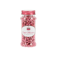 weiche Zucker Perlen pink metallic 5 mm 80 g Dragees von...