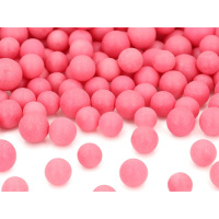 weiche Zucker Perlen pink 10  mm 80 g Dragees von...