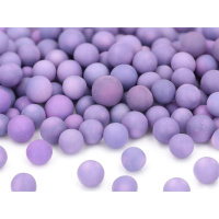 weiche Zucker Perlen lila violett 10 mm 80 g Dragees von...