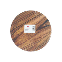 Cake Board rund Holz Optik 25 cm x 1,2 cm Tortenplatte von Cake Masters - Wooden round 10 Zoll