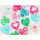 Lolli Flexform Mould Herz groß  für 8 Lollies Platinum Silikon von -60 bis 230 Grad Celsius