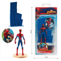 Spiderman Kuchen Dekorations Set 3 teilig aus Kunststoff Marvel