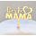 Beste Mama Herz Holz Torten Topper Stecker 8 x 4 cm -  Muttertag oder einfach mal so