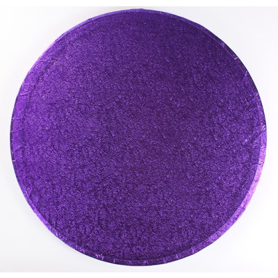 Cake Board rund Lila violett 25 cm x 1,3 cm Culpitt Drum 10 Zoll purple
