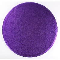 Cake Board rund Lila violett 25 cm x 1,3 cm Culpitt Drum...