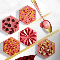 Callebaut Chocolate Ruby Callets - BR1  - 400 g feinste Schokolade aus der Ruby Kakao Bohne