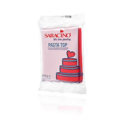 Saracino Pasta Top Rot  250g  Einschlagmasse Rollfondant Rossa