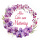 Rahmen Orchideen Kranz Tortenbild mit Text und/oder Bild individualisierbar