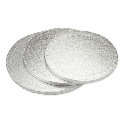 Cake Board rund silber 20 cm x 1,2 cm Cake Masters