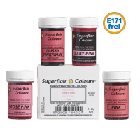 Sugarflair Spectral konzentrierte Paste Multi Set Pink...