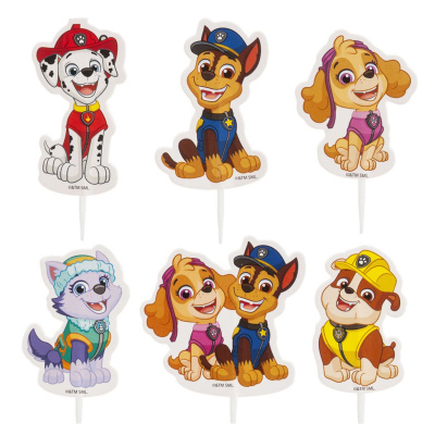 Paw Patrol Cake Topper 30 Stk. Stecker f&uuml;r Torten, Cupcakes, Kuchen ...