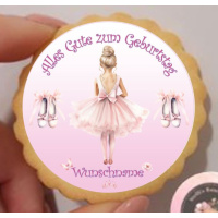 Ballerina Ballett essbare Keks Cupcake Aufleger klein...