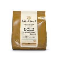 Callebaut Chocolate Gold Karamell Callets -  400 g  feinste Schokolade aus Belgien