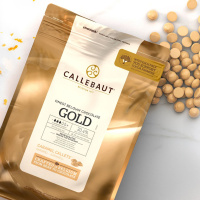 Callebaut Chocolate Gold Karamell Callets -  400 g  feinste Schokolade aus Belgien