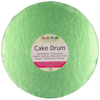Cake Drum rund hellgr&uuml;n 30,5 cm x 1,2 cm Board von FunCakes