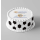 Fußball Muster Sechseck Hexagon  - Tortenband essbar 6,5 cm hoch - 3 x 29,6 cm auf premium Fondantpapier