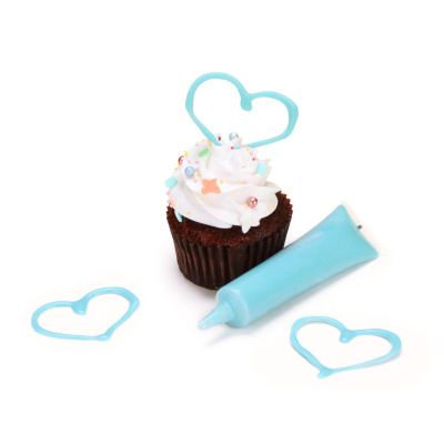 Choco Writers blau 32 g Schokolade Garnier Schrift von Cake Masters