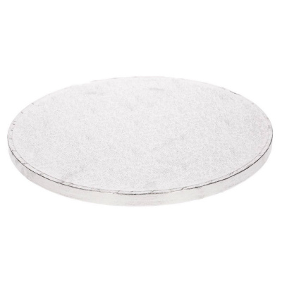 Cake Board Drum rund silber 22,8 cm x 1,2 cm (9 Inch) Tortenplatte von FunCakes