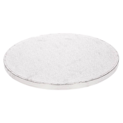 Cake Board Drum rund silber 22,8 cm x 1,2 cm (9 Inch) Tortenplatte von FunCakes