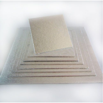Cake Board 4 mm dick silber Quadrat 30,5 x 30,5 cm 12 Inch Tortenunterleger von Fun Cakes