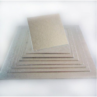Cake Board 4 mm dick silber Quadrat 30,5 x 30,5 cm 12...