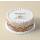 Marmor Rose Bordüre edel Tortenband Umrandung essbar 6.5 cm hoch auf premium Fondantpapier