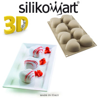 Silikomart CUORICINO Herz 3D f&uuml;r 8 Herzen 63 x 65 x...