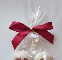 Schleifen rosa 10 Stk. ca. 6 cm Satinband mit praktischem Clipverschluss von Zuckerschneckerls