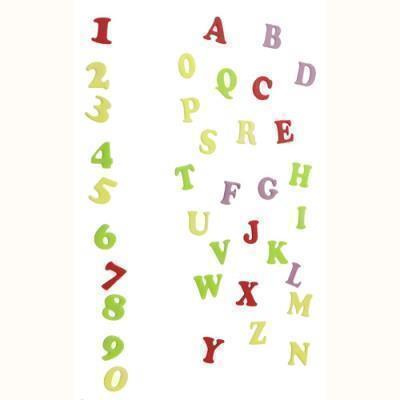 fmm Art Deco Alphabet 2 cm Ausstecherset Gro&szlig;buchstaben mit Zahlen