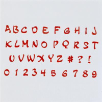 fmm Märchenschrift Magical Alphabet  2 cm Ausstecherset Großbuchstaben mit Zahlen - fmm Magical Range