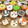 Tier Gesichter Ausstecher Set von fmm - Mix n Match Animal Faces Cutters für Cupcakes und Kekse Durchmesser 6,5 cm  - 5  in 1 Ausstecher für hunderte Gesichter