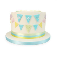 Easy Bunting Cutters - Wimpel, Fahne - Dreieck Ausstecher Set 3- teilig