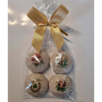 Glücksbringer Neujahr Silvester 4 Stk.  Lebkuchen...