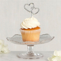 Herzen Duo 12 Stk. Topper Picks f&uuml;r Cupcakes, Torten...