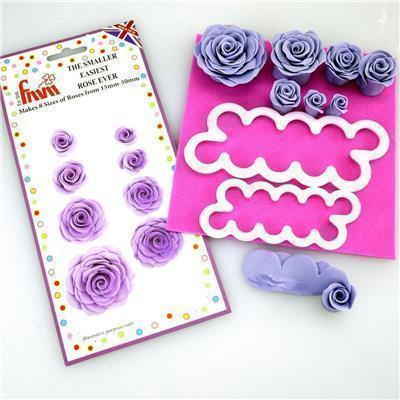 The smaller easiest Rosen Ever Set 2teilig - einfache schnelle Rose bis 5 cm Größe