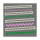 Bordüren Straight Frill 17  bis 20, Set 5, Länge ca 250 mm 4 teilig Geometrische Kanten - Geometric Edging Tappits