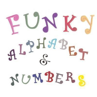 fmm Funky Alphabet 3 cm Ausstecherset Gro&szlig;buchstaben mit Zahlen