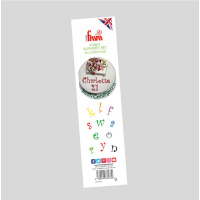 Buchstaben Funky Alphabet 3 cm  Lower Case -...