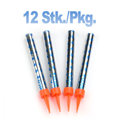 Fontäne Eisfontänen Set 12 Stück Silber mit blauen Sternen für Geburtstag. Party uvm