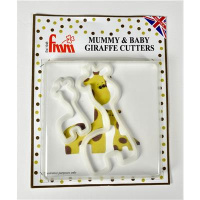 Giraffe Mama und Baby Ausstecher Set - Mummy and Baby Range von fmm