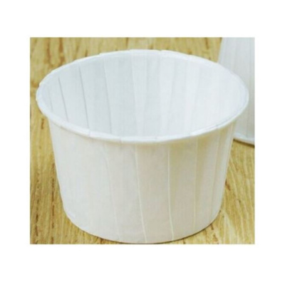 Muffin Backförmchen WEISS 100 Stk. - 50 x 39 mm - Backfest