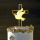 Kreuz und Taube Acryl Aufleger Topper Gold/Silber spiegelnd 15 x 8.5 cm für Erstkommunion, Firmung, Konfirmation, Taufe uvm.