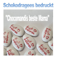 Schokodragees "Chocomandis" Beste Mama 28 Stk....
