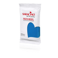 Saracino Pasta Model 250 g blau - blu - Modellliermasse...