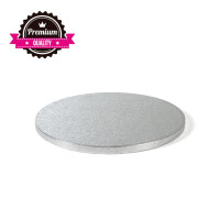 Cake Board rund Silber 30,5 cm x 1,2 cm dick (12 inch)...