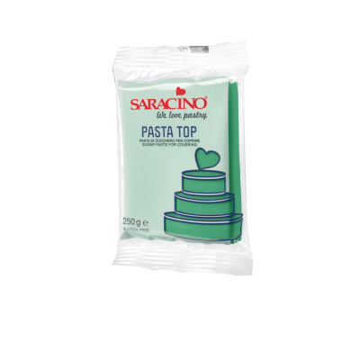 Saracino Pasta Top grün  250g  Einschlagmasse Rollfondant verde - glutenfrei