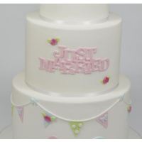 Just Married Ausstecher  -  fmm Curved Words