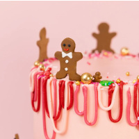 Happy Sprinkles Candyland 2.0  90 g Zuckerstreusel Motiv Mix Weihnachten mit Schokokugeln
