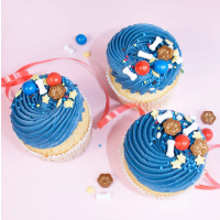 Happy Sprinkles Paw Power  90 g Zuckerstreusel Motiv Pfoten Knochen Schokokugel Mix
