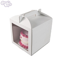 Tortenkarton 25.4 x 25.4 x 25,4 cm mit Henkel und...